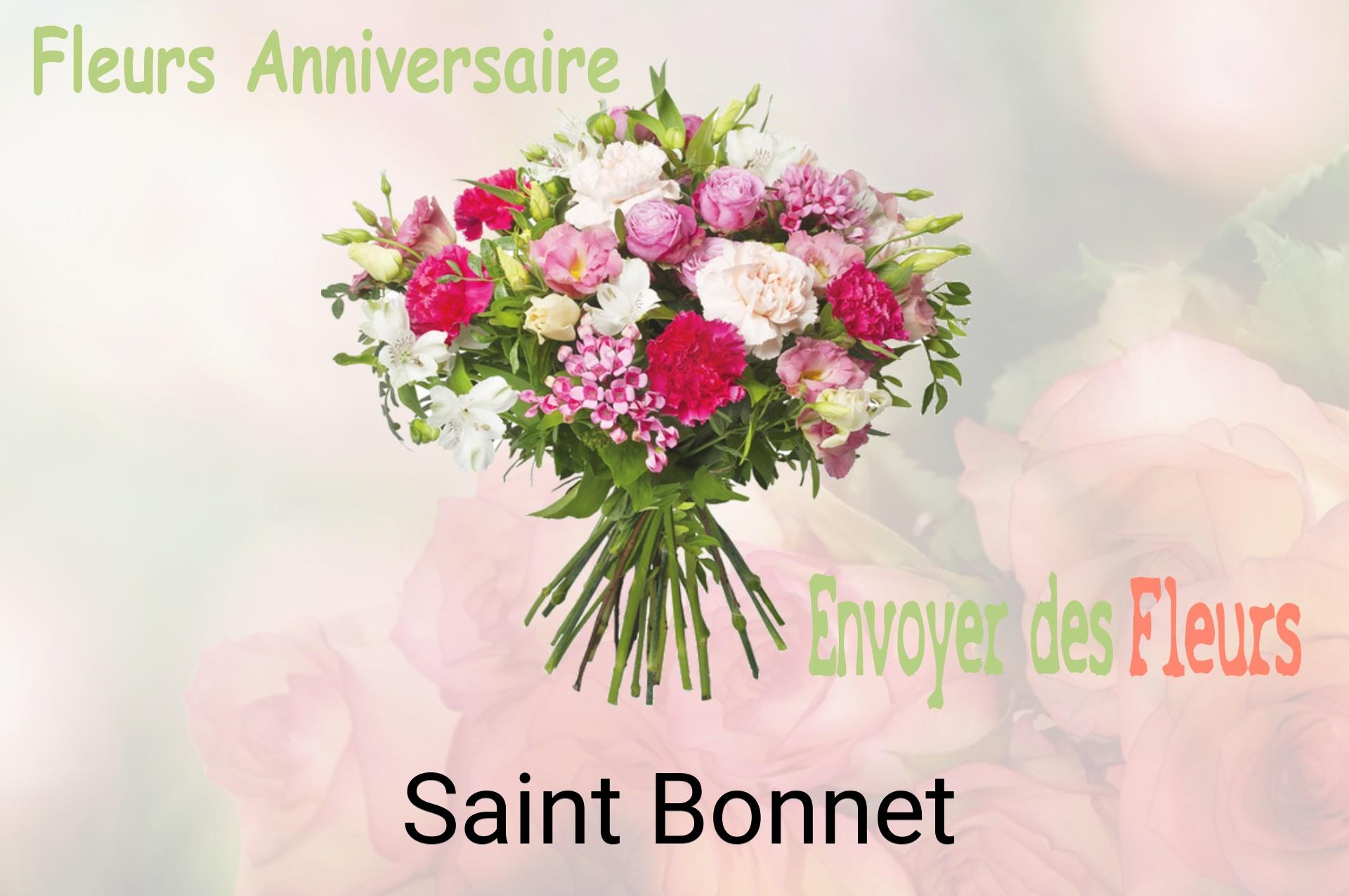 Bouquet de fleurs d’anniversaire livré à Saint-Bonnet