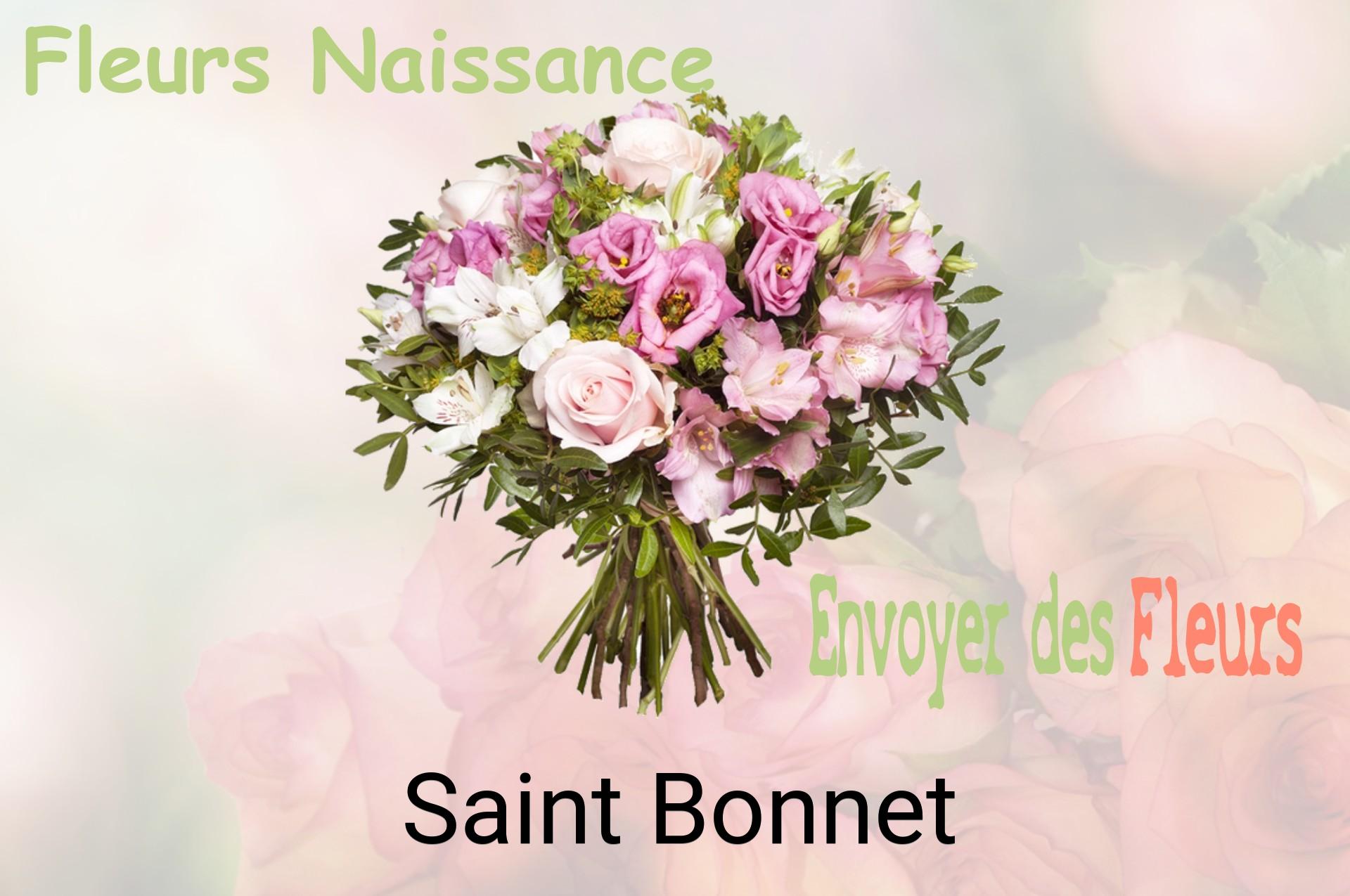 Bouquet de fleurs de naissance livré à Saint-Bonnet